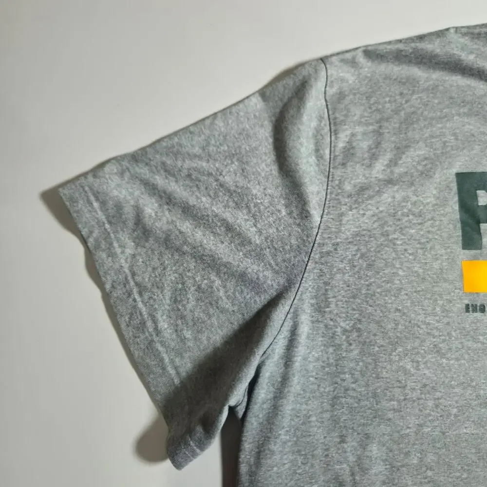 Green Bay Packers Shirt Mens 3XL Gray NFL Football Nike Dri Fit Tee Training